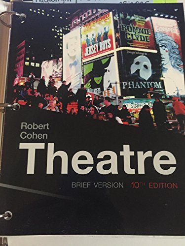 Stock image for Theatre: Brief Version, 10th Edition for sale by BooksRun