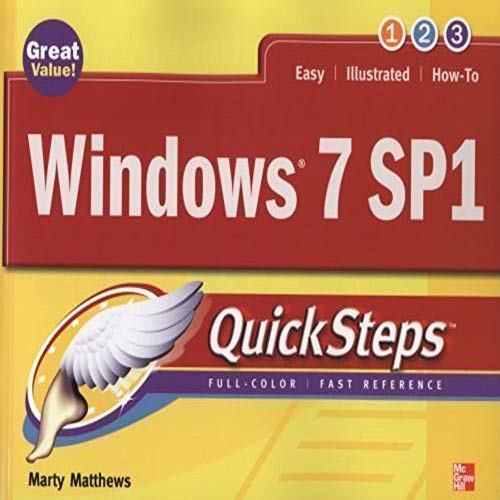 Stock image for Windows 7 SP1 Quicksteps, Paperback by Matthews, Marty for sale by Hawking Books