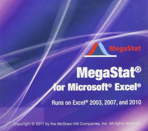 9780077496449: Megastat for Excel