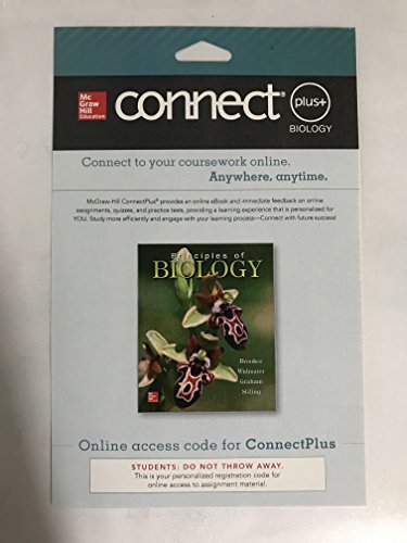 Stock image for Connect Access Card for Principles of Biology for sale by Bulrushed Books