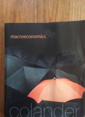 Beispielbild fr Macroeconomics zum Verkauf von Goodwill