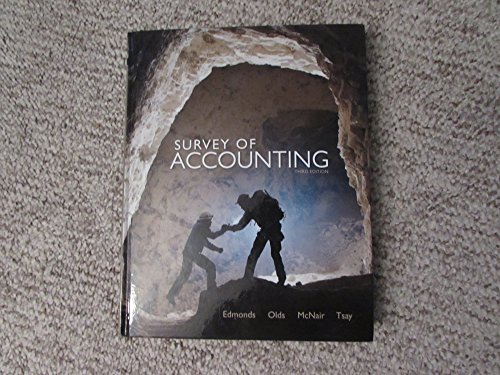 Stock image for Survey of Accounting with Connect Plus for sale by Iridium_Books