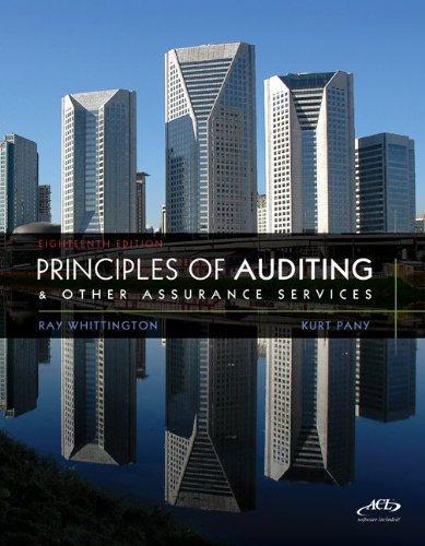 9780077504007: Principles of Auditing & Assurance Services with ACL software CD + Connect Plus