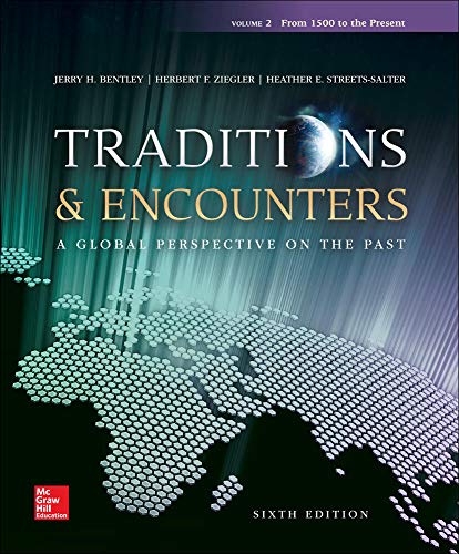 Beispielbild fr Traditions & Encounters: A Global Perspective on the Past, Vol.2 zum Verkauf von HPB-Red