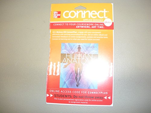 Connect Access Card for Human Anatomy (9780077508647) by Saladin Dr., Kenneth S.