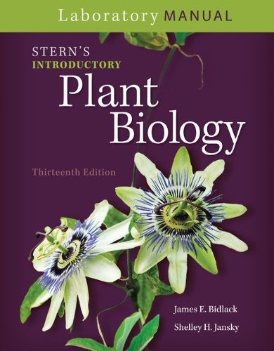 Stock image for Laboratory Manual for Stern's Introductory Plant Biology for sale by ZBK Books