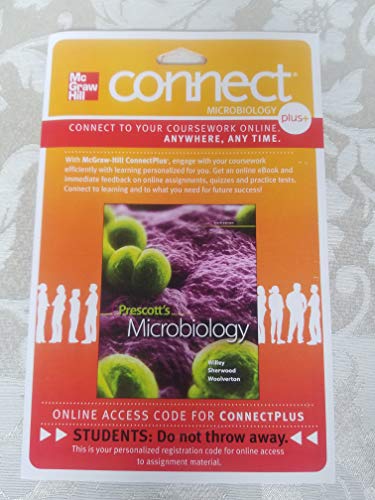 Imagen de archivo de Connect Access Card with LearnSmart for Prescott's Microbiology a la venta por BooksRun