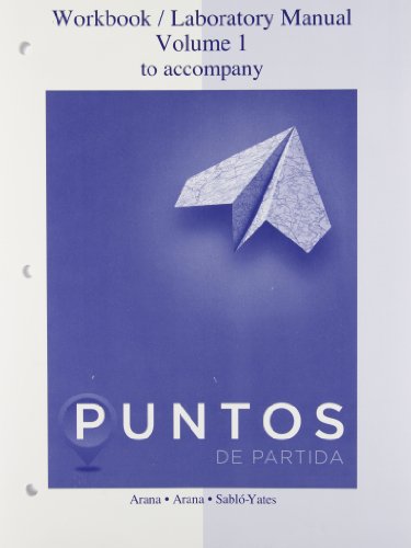 Beispielbild fr Workbook/laboratory manual to accompany Puntos de Partida, Ninth edition zum Verkauf von BooksRun