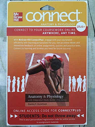 Imagen de archivo de Connect 1-Semester Access Card for Anatomy and Physiology with Intergarated Study Guide a la venta por HPB-Red