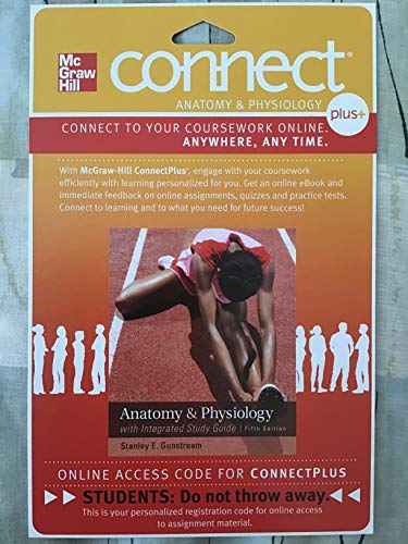 9780077511869: Connect 1-Semester Access Card for Anatomy and Physiology with Intergarated Study Guide