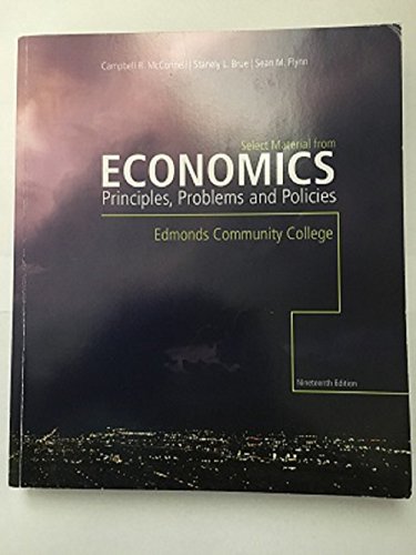 Imagen de archivo de Economics: Principles, Problems, and Policies a la venta por HPB-Red