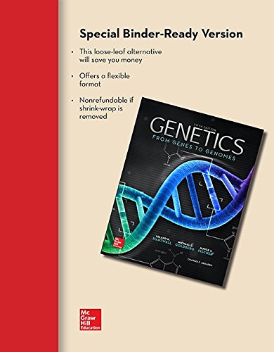 Imagen de archivo de Loose Leaf for Genetics a la venta por Iridium_Books