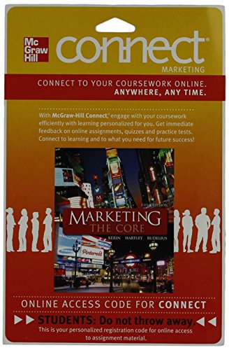 Connect Marketing with Learnsmart Access Card for Marketing (9780077517090) by [???]