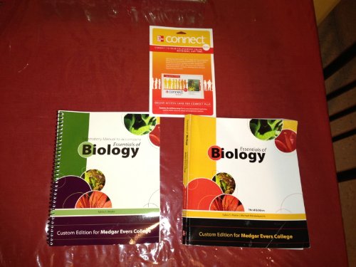 9780077520076: Essentials of Biology Third Edition w/ Lab Manual and Connect Plus Card