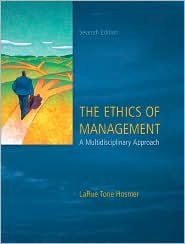 Beispielbild fr Ethics of Management zum Verkauf von ThriftBooks-Dallas