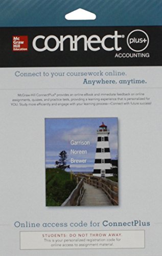 Beispielbild fr Connect 1-Semester Access Card for Managerial Accounting zum Verkauf von BooksRun