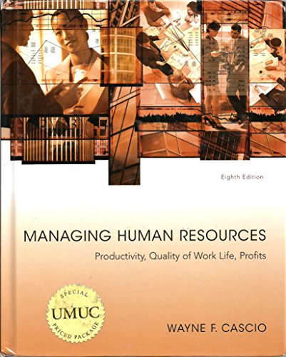 Imagen de archivo de Managing Human Resources a la venta por Decluttr