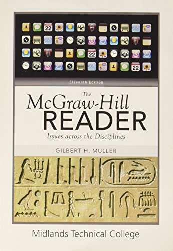 9780077524807: The McGraw-Hill Reader: Issues across the Disciplines (Midlands Technical College)