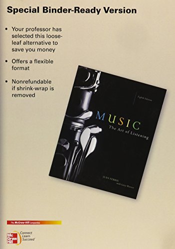 Imagen de archivo de Looseleaf for Music: The Art of Listening a la venta por HPB-Red
