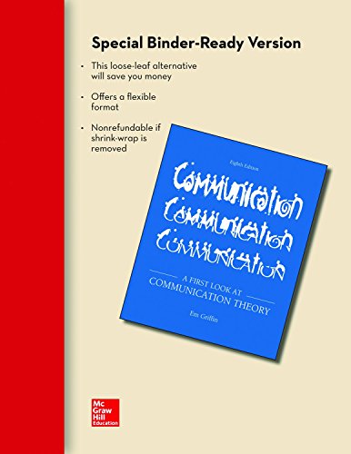 9780077527464: A First Look at Communication Theory
