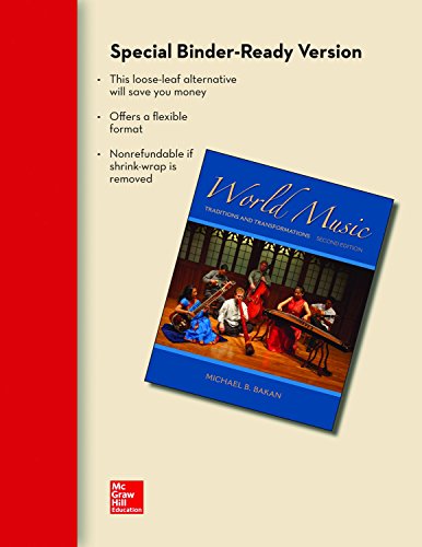 Stock image for Looseleaf for World Music: Traditions and Transformations for sale by GF Books, Inc.