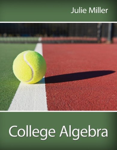 Connect Math by ALEKS Access Card 52 Weeks for College Algebra (9780077538644) by Julie Miller