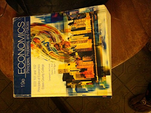 9780077542160: Economics: Principles, Problems, and Policies (The Mcgraw-hill Series in Economics - With Study Guide) (Economics, Selected Mat'ls and Study Guide (Essex County College - COLQ))