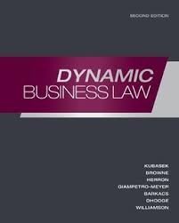 Stock image for Dynamic Business Law for sale by One Planet Books