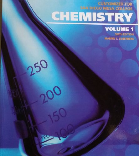 Imagen de archivo de "Chemistry Vol. 1, 6th Edition- Martin S. Silberberg (Customized for S a la venta por Hawking Books