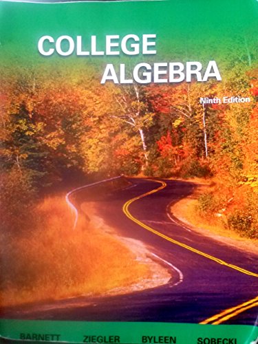 9780077549923: Title: College Algebra