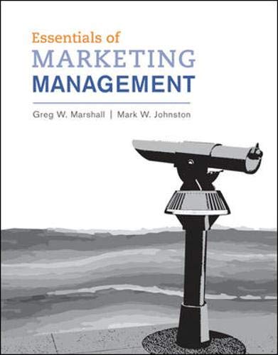 Imagen de archivo de Essentials of Marketing Management w/ 2011 Update a la venta por Byrd Books