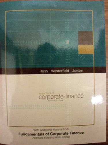 9780077561253: Essentials of Corporate Finance with Additional Material from Fundamentals of Corporate Finance