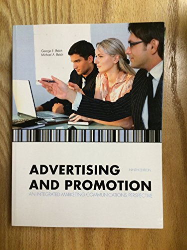 9780077563363: Advertising and Promotion: An Integrated Marketing Communications Perspective, Ninth Edition