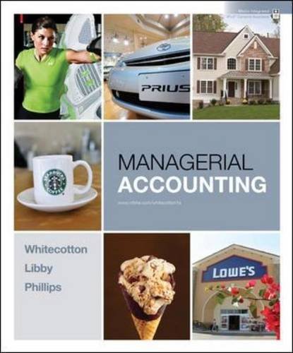 9780077566920: Managerial Accounting (Managerial Accounting Portland State University BA 213 Edition)