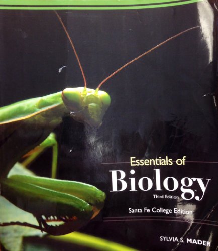 9780077570965: Essentials of Biology (Santa Fe College 3rd. Edition)