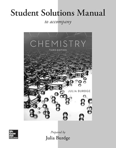 Stock image for Student Solutions Manual for Chemistry for sale by SecondSale