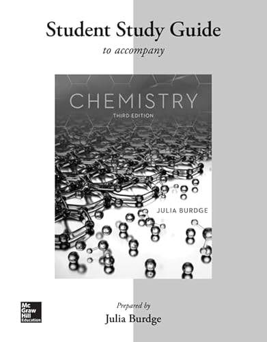 Stock image for Student Study Guide for Chemistry for sale by Better World Books