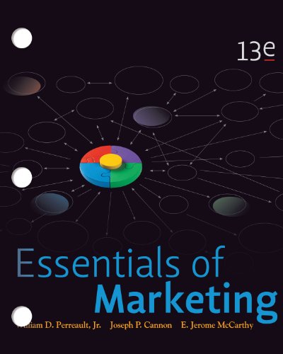 LOOSE-LEAF ESSENTIALS OF MARKETING (9780077589356) by Perreault, Jr., William; Cannon, Joseph; McCarthy, E. Jerome