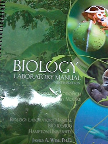 9780077592707: Biology Laboratory Manual 9th Edition (Hampton Uni