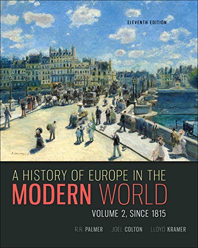 Beispielbild fr A History of Europe in the Modern World, Volume 2 zum Verkauf von SecondSale