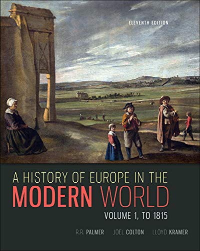 Imagen de archivo de A History of Europe in the Modern World, Volume 1 a la venta por HPB-Red