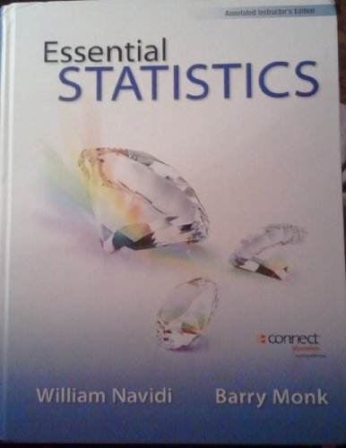 Beispielbild fr Aie Essential Statistics ; 9780077600693 ; 007760069X zum Verkauf von APlus Textbooks