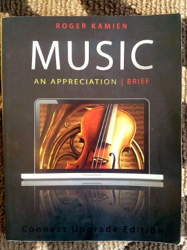 Imagen de archivo de Music: An Appreciation (Brief) Connect Upgrade Edition a la venta por BooksRun
