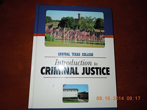 Stock image for Introduction to Criminal Justice for sale by BookHolders