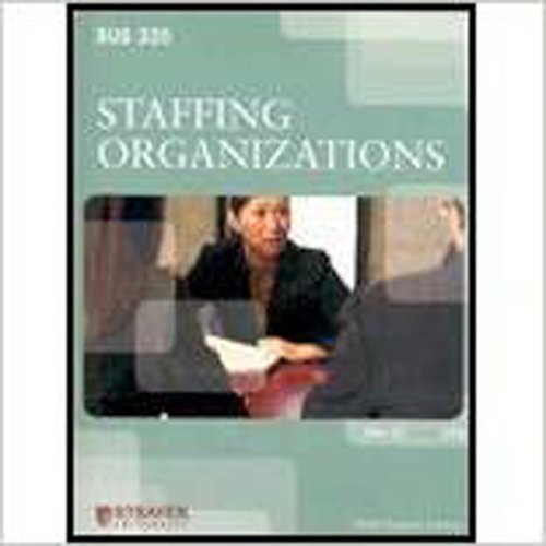 Imagen de archivo de Staffing Organizations a la venta por ThriftBooks-Dallas