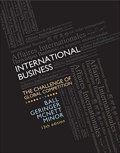 Beispielbild fr International Business: The Challenge of Global Competition, 13th Edition zum Verkauf von ZBK Books