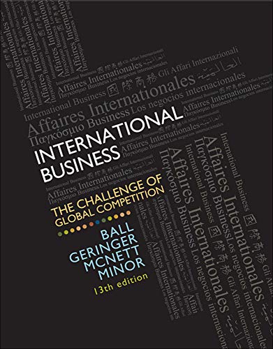 Imagen de archivo de International Business: The Challenge of Global Competition, 13th Edition a la venta por Ergodebooks