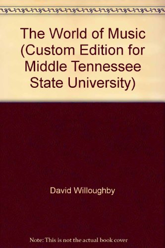 9780077606848: The World of Music (Custom Edition for Middle Tennessee State University)