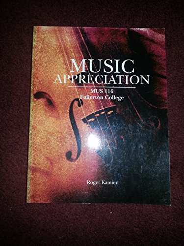 9780077616267: Music Appreciation (MUS 116 Fullerton College)