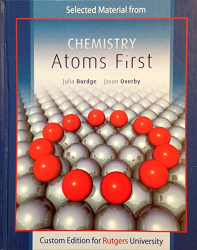 9780077618582: Chemistry: Atoms First with Connect (Custom Edition for Rutgers University)